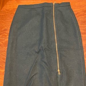 100% Wool J. Crew Pencil Skirt